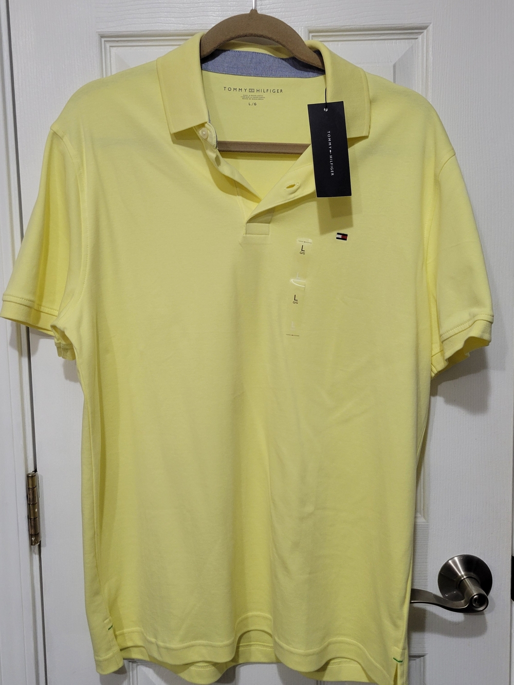Tommy Hilfiger Men’s Yellow Polo Shirt